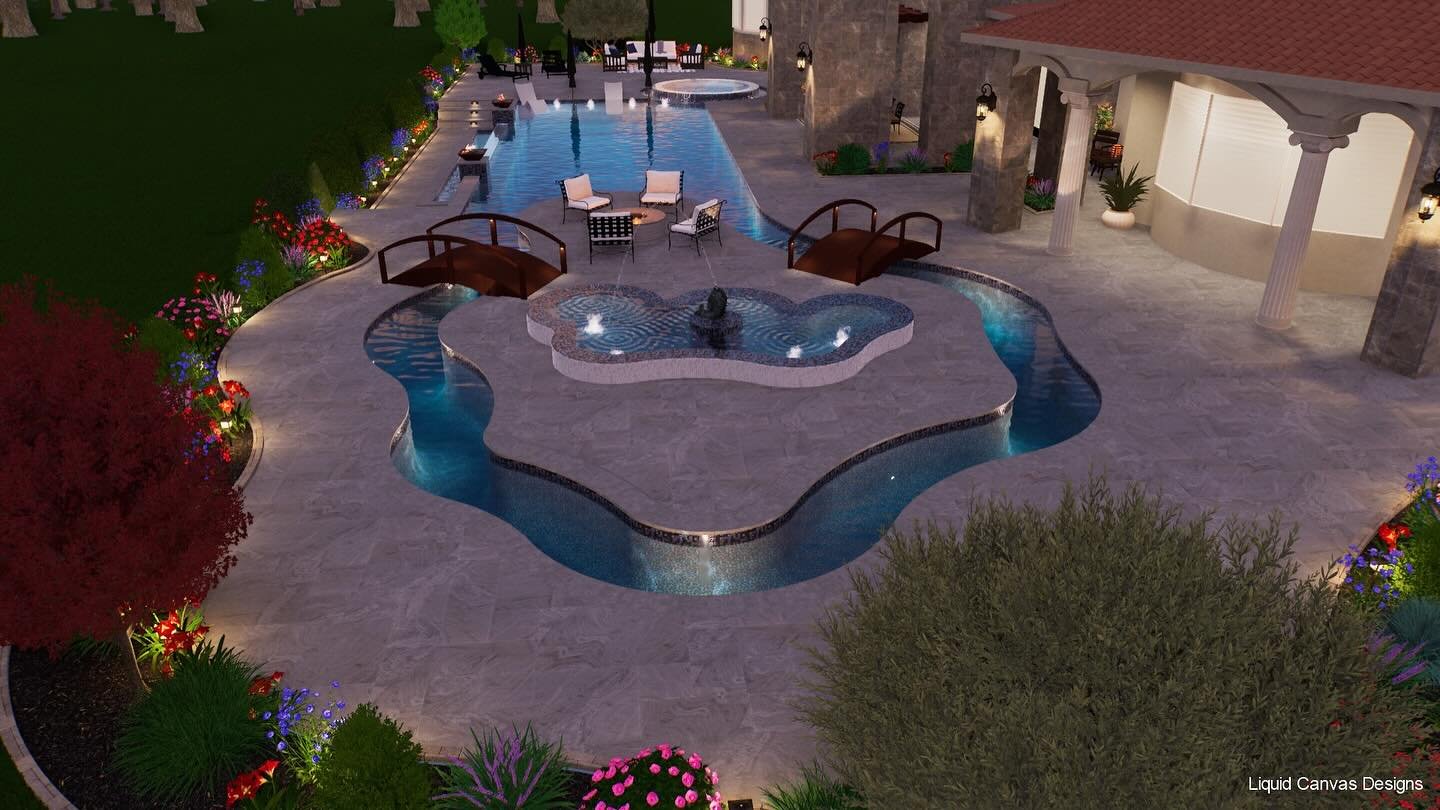 Liquid Canvas Designs Pool Design